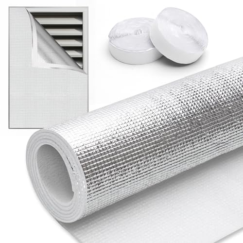 Attic Fan Insulation Cover, 50In*50In Attic Door Window Sealing Fan