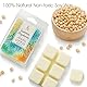 Earnest Living Duftwachs-Schmelzen Summer Daydream Weißer Moschus Grapefruit Patchouli Bergamotte Bernstein Wachswürfel Pack Heimwärmer Tart Elektrische Kerze Aroma Dekoration 256 Gramm (3-Pack)
