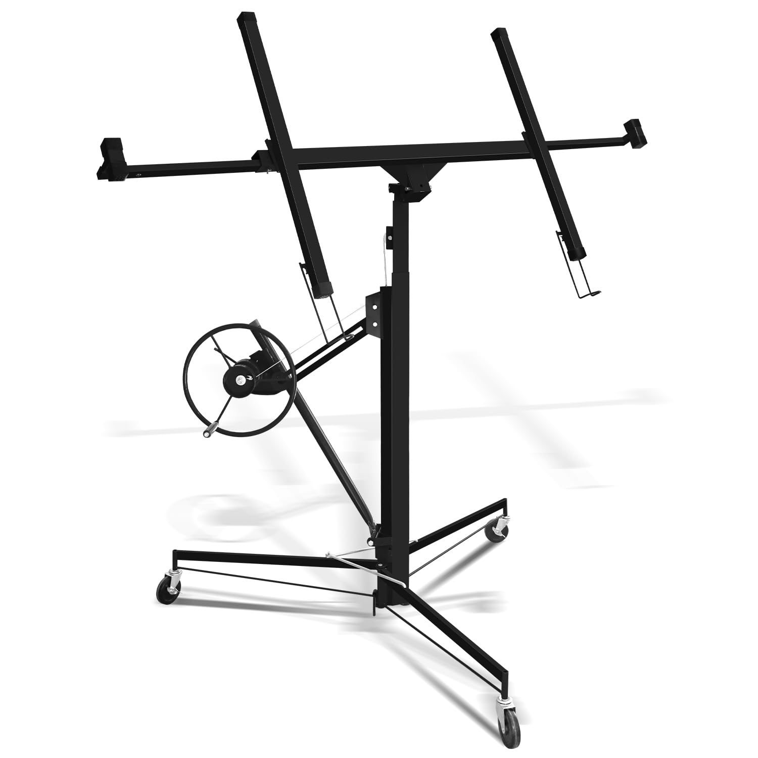 Plattenheber für Trockenbau, Gipskarton, 68 kg, 132–325 cm, Schwarz