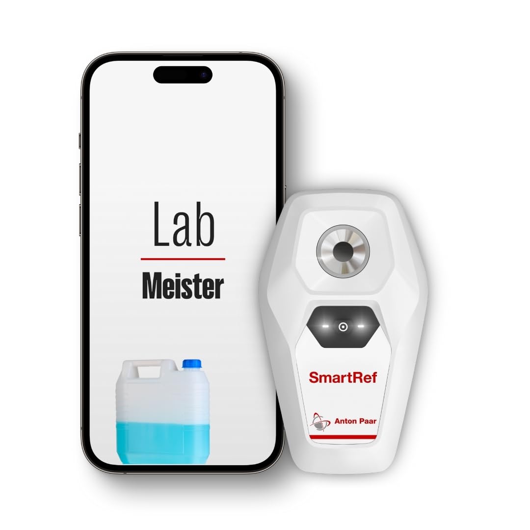 SmartRef Digital Refractometer by Anton Paar – Antifreeze & Coolant Tester, Ethylene Glycol, Propylene Glycol, Freezing Point, Temperature, Refractive Index, Cutting Oil, Cutting Fluid, Portable, HVAC