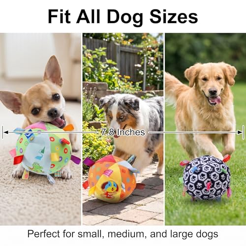 Juguete de peluche sonoro para perros de 7.8 pulgadas miniatura 5