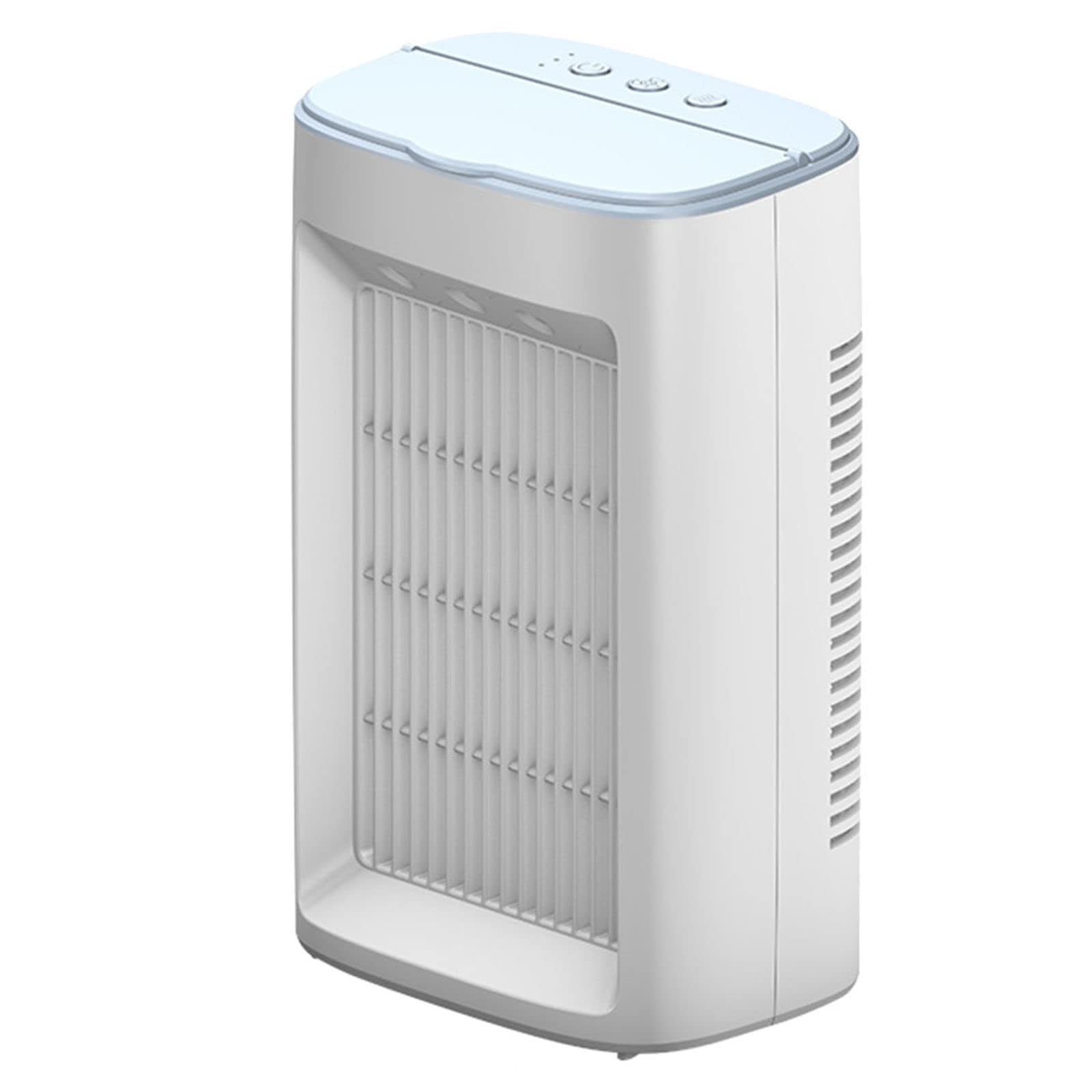 LIPJIA Air Cooler,Icyair Air Cooler Three-Speed Wind Double Fan Air Conditioner Fan Portable Professional Quiet Air Condioning Unit for Office Home Dorm Travel