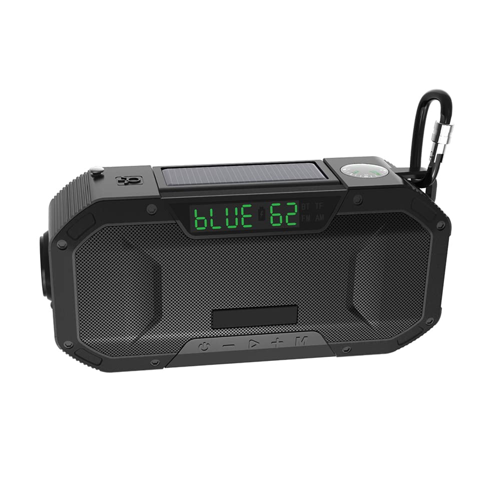nd Up Solar R, korba ręczna i zasilany energią słoneczną DAB R th USB Ph Charr, solarna korba ręczna R th 5000 mAh zasilanie bateryjne, szmaragdowe zastosowanie do kamer, wędrówek