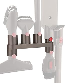 Attachments Holder for Dyson Vacuum Cleaner, Compatible with GEN5/G5/V15/V12/V11/V10/V8/V7, Plastic, Wall Mount, 3 x 9 x 3.6 inches