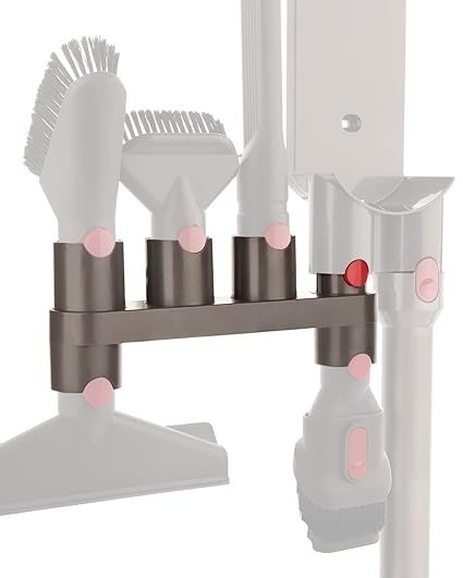CRAVERLAND Attachments Holder for Dyson V15 V12 V11 V10 V8 V7 Vacuum Cleaner,Holders for All Accessories,Work with Charging Docking Station or Mount on Wall