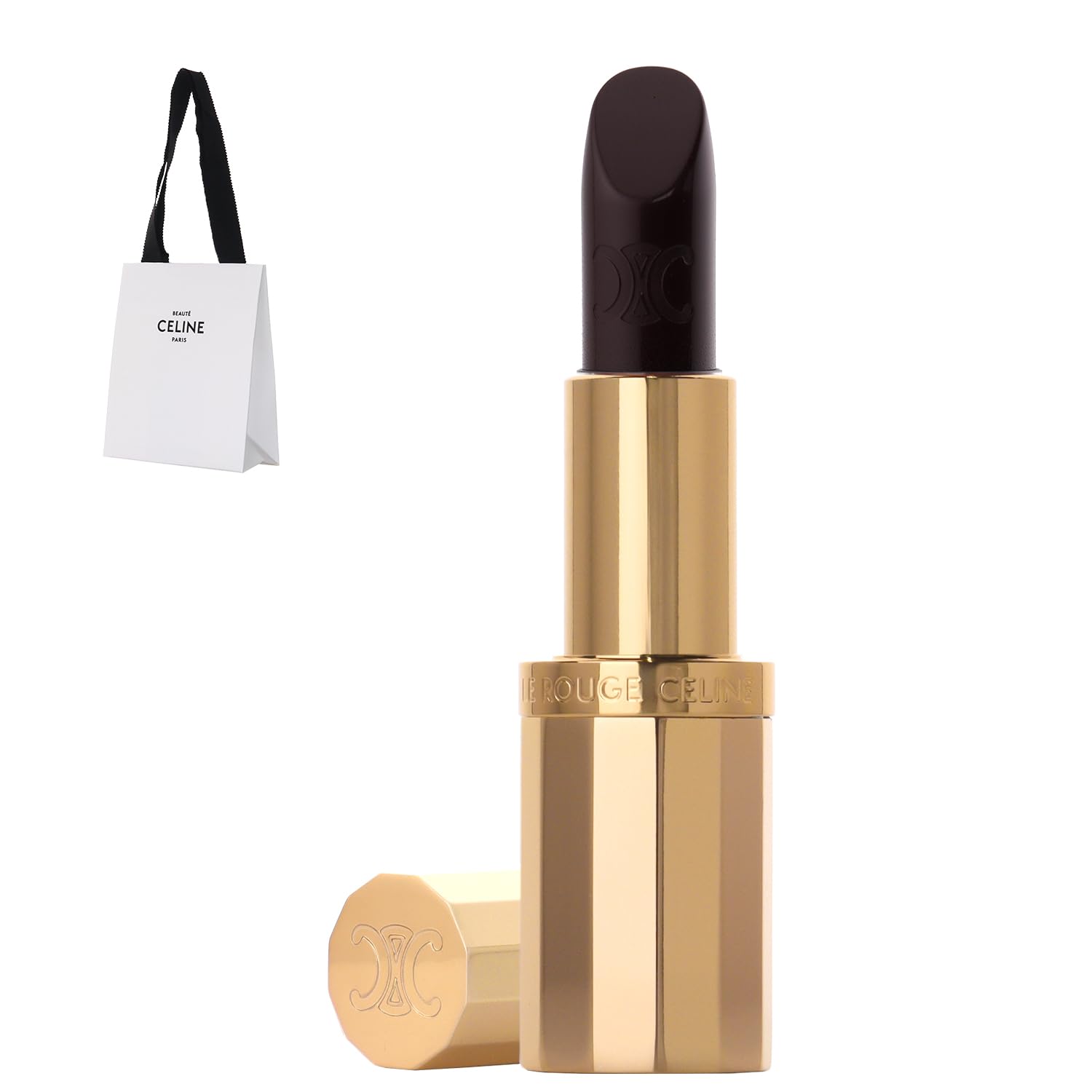 [ショップバッグ付]CELINE セリーヌ ル ルージュ・セリーヌ サテンリップ 口紅 リップ ギフト プレゼント (15(ナイトクラビング), 3.5g)