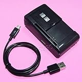 Universal USB/AC Fast Battery Charging Charger + Micro USB Data Cable for Alcatel Cameox 4G LTE...