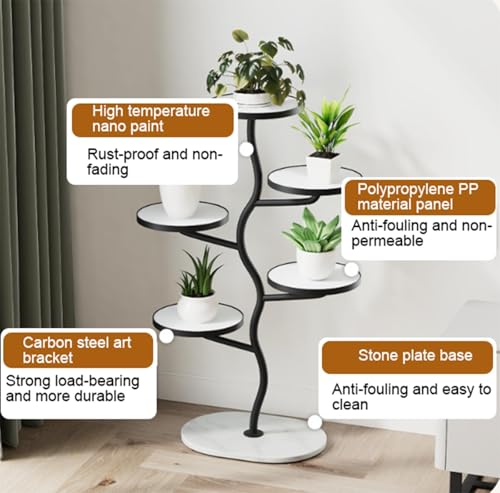 Étagère d'angle peu encombrante pour ranger vos plantes