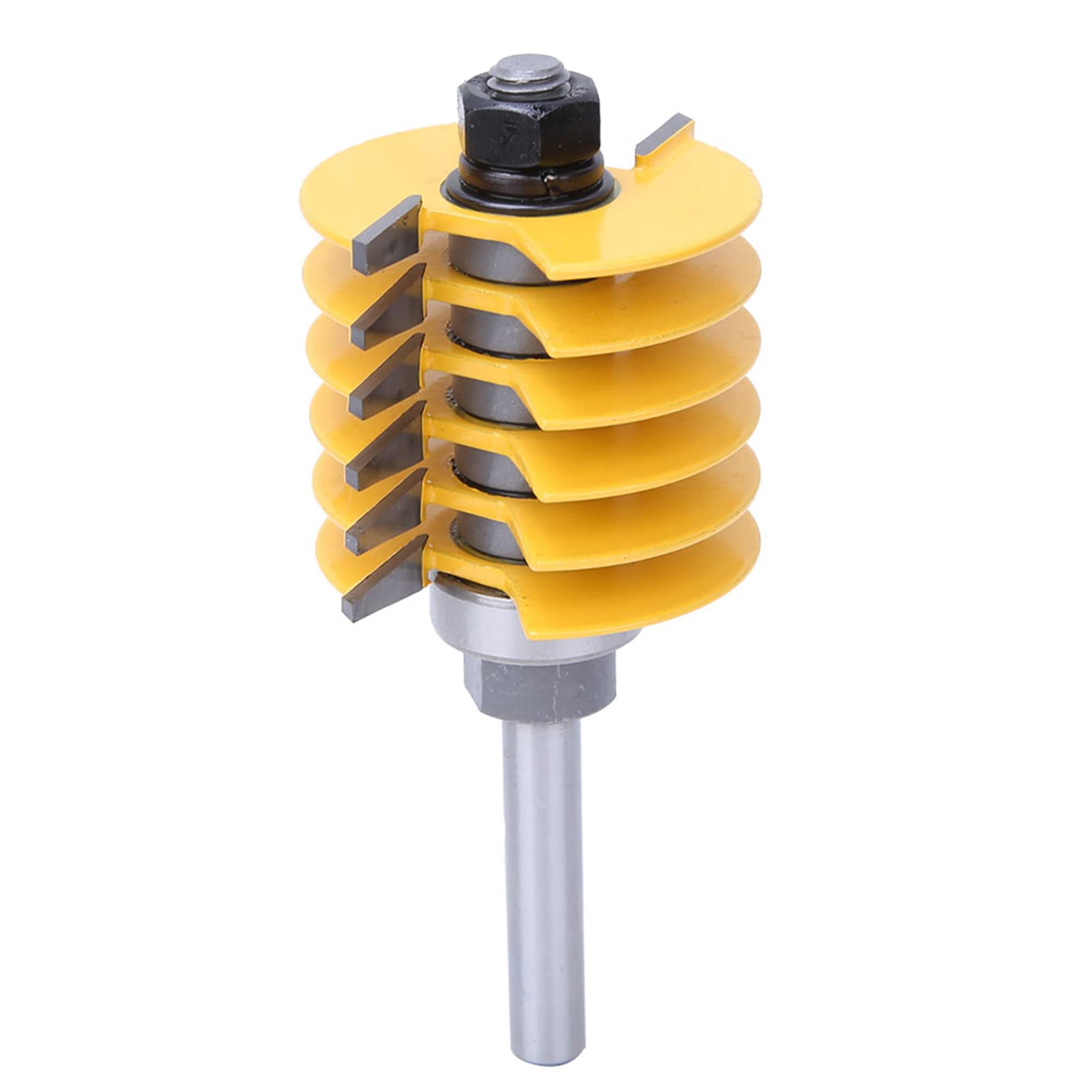 Punta per Fresa 8mm per Giunti a Tenone in Acciaio al Carbonio, 107,5mm con Rivestimento Resistente al Calore per Lavorazione Legno