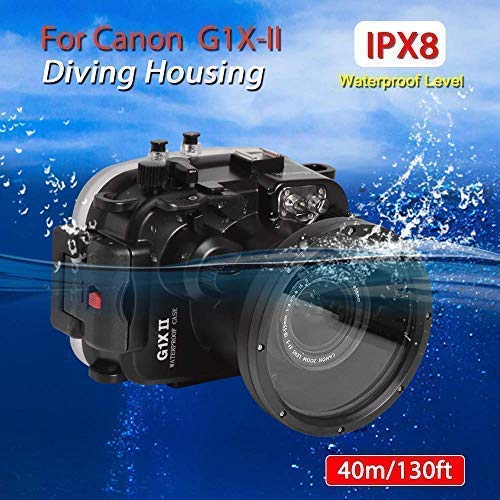 Canon PowerShot G10+水中ハウジング 超美品 Amazon | キャノンG1X IIカメラWP-DC53用海カエル。水中ハウジング防水