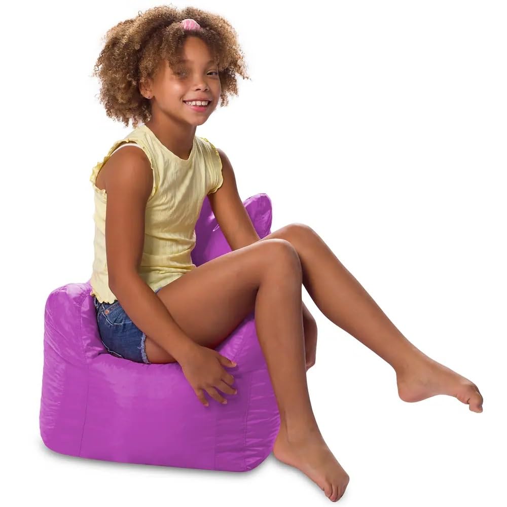 Adult Kids & Teen Bean Bag Chair Lounger with Soft Plush Fluffy Seat 21