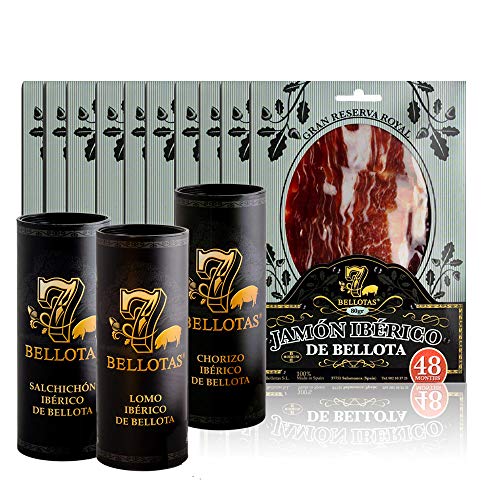 Eichel-Schinken Gran Reserva 10 X Blister 80gr. + 3 X Iberischer Eichel-Wurstwaren Cover