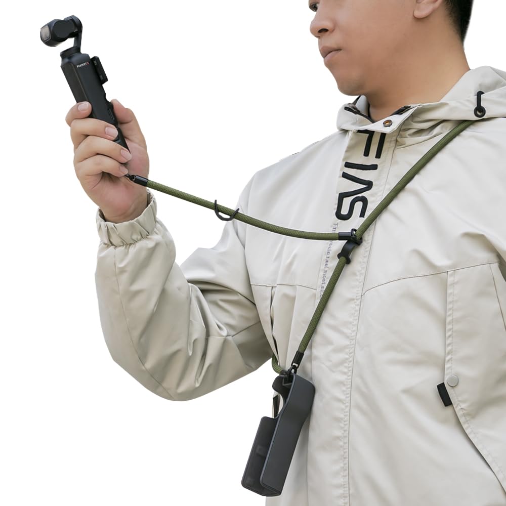SKEZN Multifuctional Crossbody Hand Wrist Lanyard Strap for DJI Osmo Pocket 3, Neck Lanyard Shoulder Strap with a 1/4" screw Compatible with DJI