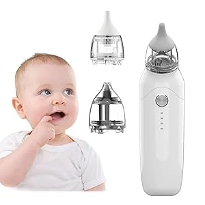 WADEO Nasal Aspirator Baby, Electric Baby Nasal As...