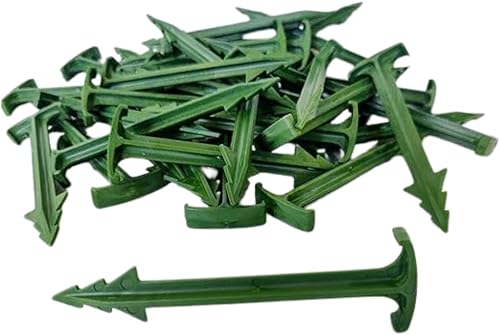 Juego de 50 estacas de jardín biodegradables de 4 pulgadas, potencia de sujeción superior, clavijas de soporte de jardín ecológicas y pasadores de disponible en Yaxa Venezuela