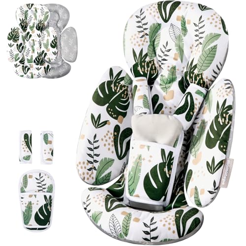 Image of Infant Car Seat Insert for Newborn，Preemie Newborn Infant Insert, Newborn Car Seat Insert Head Body Support for Stroller, Baby Swing, Rocker, Bouncer, Bassinet, 2-in-1 Reversible