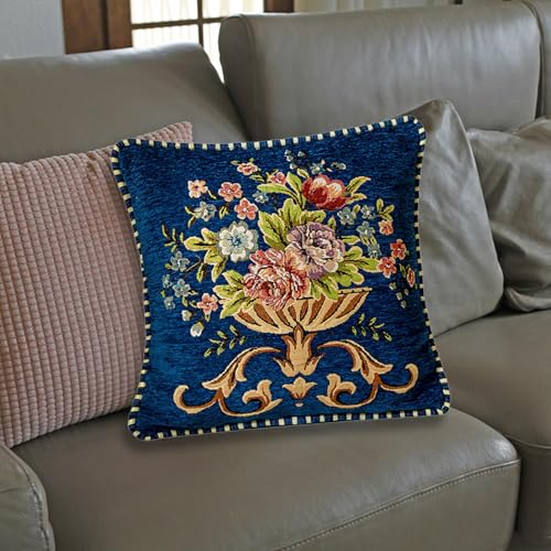 Housse de coussin bleu résistante et lavable pour protéger vos fauteuils - 8