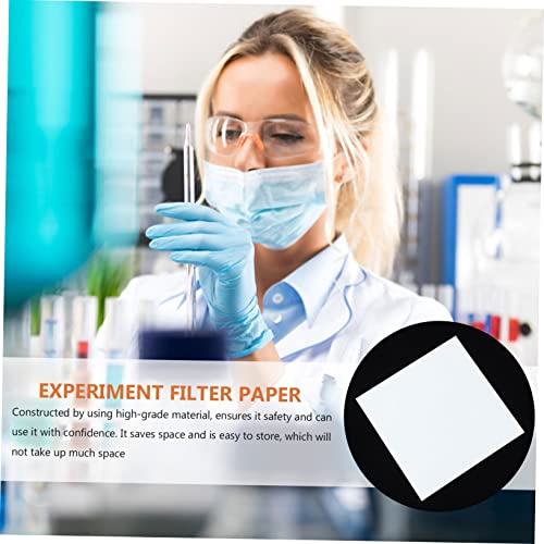 Image of Qualitative Filter Paper 12X12 Inch Absorbent Cellulose Sheets for Laboratory Experiments Fast Medium Slow Speed 30 Sheets