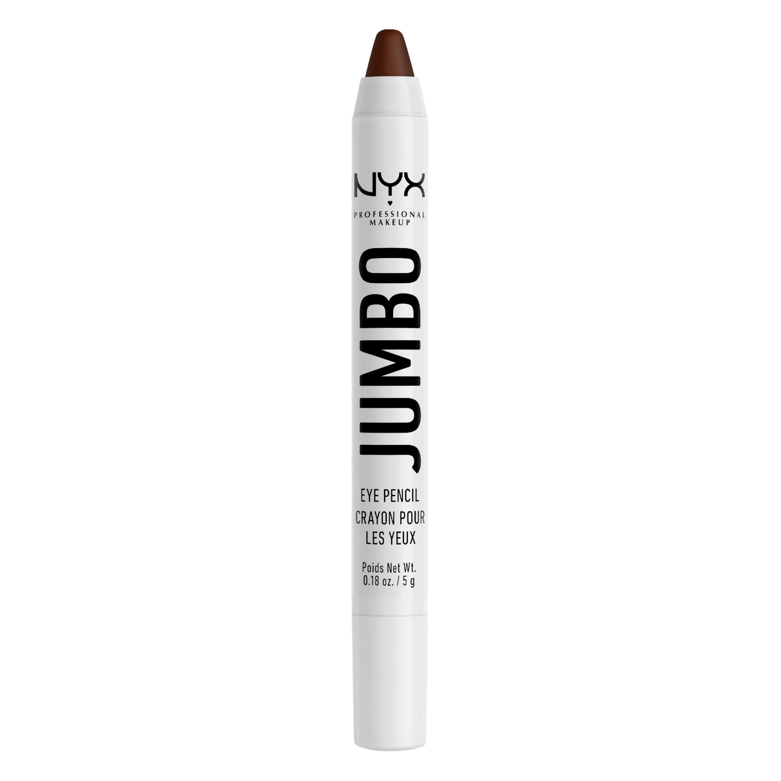NYX PROFESSIONAL MAKEUP Jumbo Eye Pencil, Eyeshadow & Eyeliner Pencil - Frappe (Chocolate Brown)