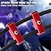 12 Piece Automotive Engine Spark Plug Wire Separator Set for 8mm 9mm 10mm Spark Plug Wire Retaining Clips - Keep your wires organized and protected! (red)