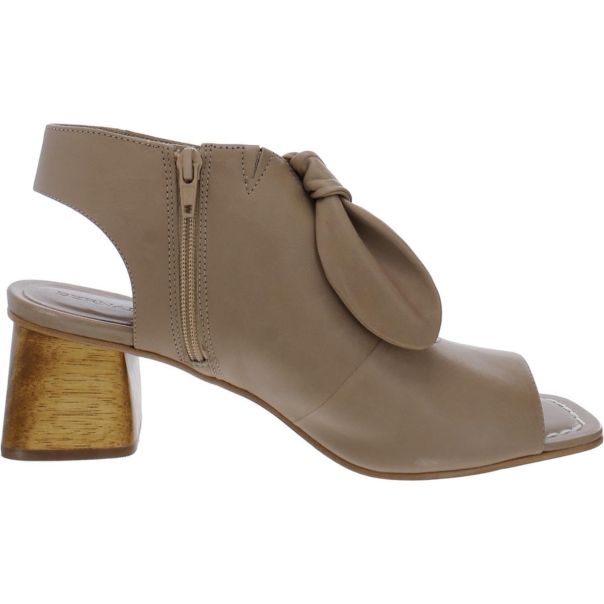 Bernardo® Lizzie Sandals for Women – Ideal for Special Occasions, Parties – Leather Construction – Block Heel Sand Glove Leather 7 M