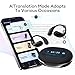 PAXA Translation Headphones OpenAir Pro AI Translator Earbuds 3-in-1 Language Translation Earbuds Real Time Intelligent Touch Screen 144 Languages & Accents Audifonos Traductores Inglés Español, Black