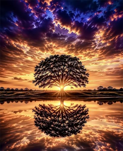 Puzzle de 100 piezas con letras traseras para armar el Árbol de la Vida sin frustraciones 1