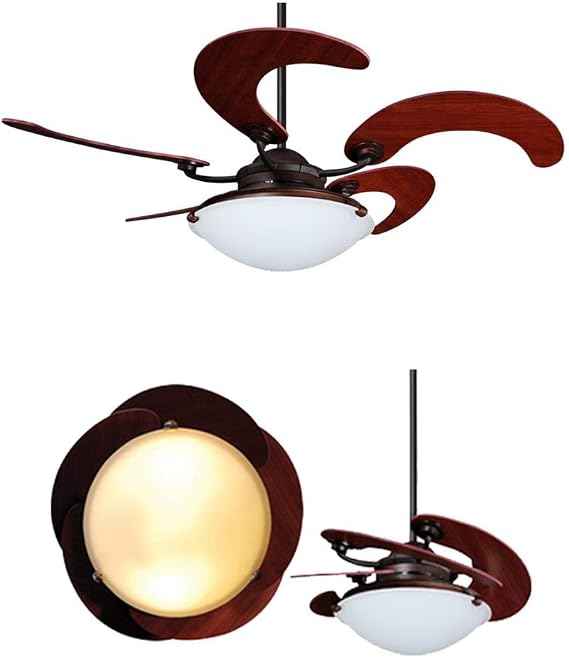 Vento Sole 46 in. Indoor Roman Bronze Ceiling Fan with 5 Mahogany - K-00001