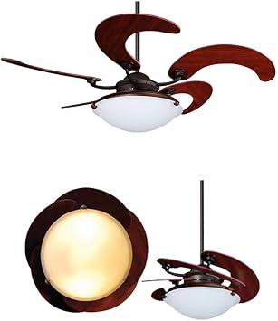Vento Sole 46 in. Indoor Roman Bronze Ceiling Fan with 5 Mahogany - K-00001