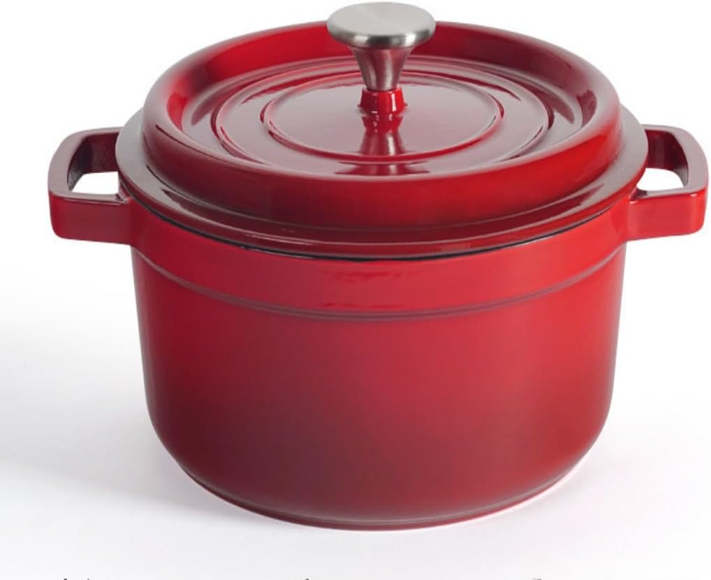 新品未使用☆キャストポット 鉄鋳物ホーロー鍋 箱なし未使用品】グッド