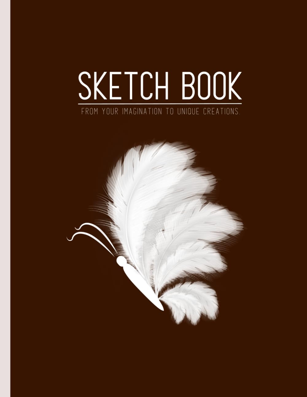 Independently published Sketch Book For Imagination II: Improve your drawing skills - Blank paper pad with frame / 8.5'' x 11.0'' (Totals 110 pages) for Sketching, Drawing, Painting.