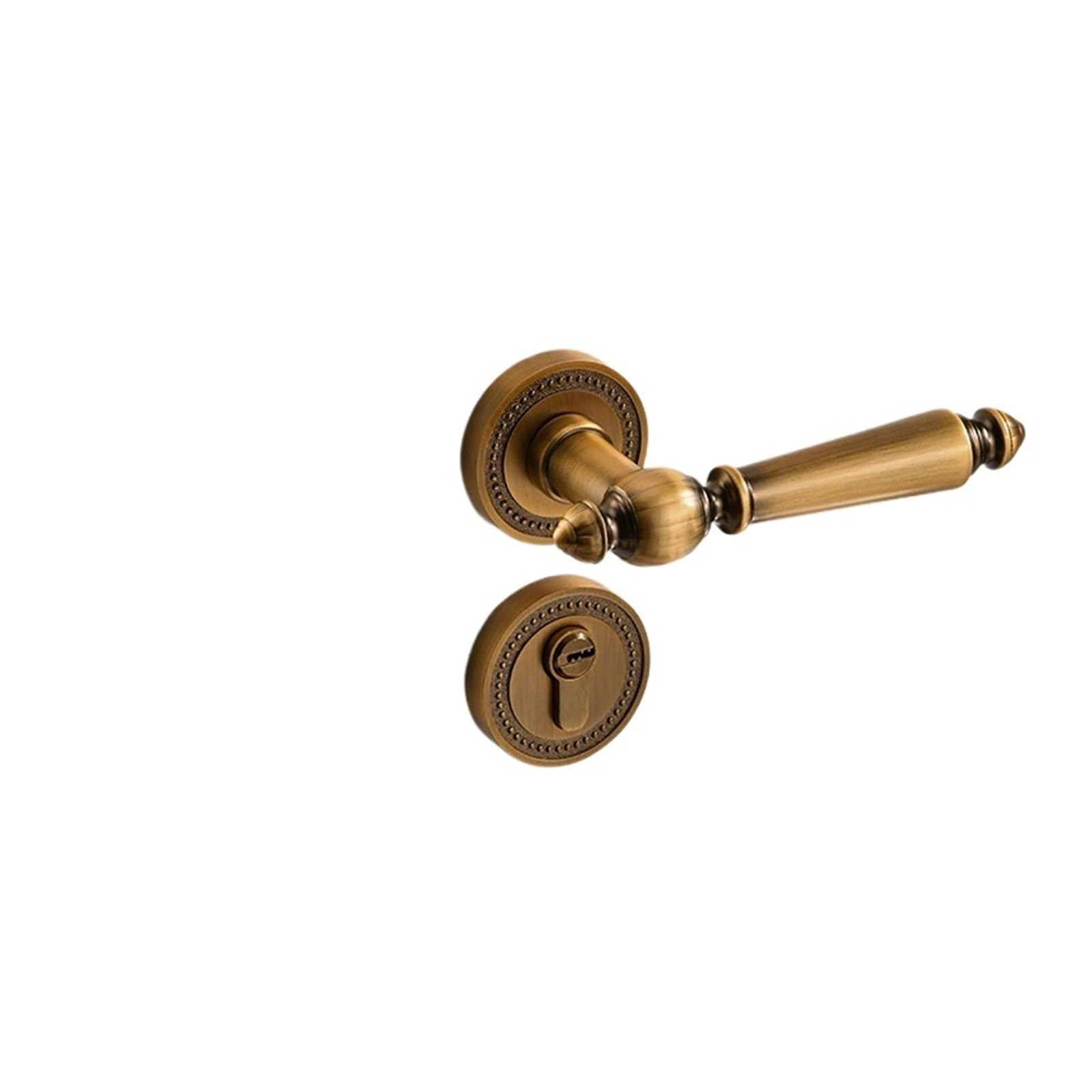 Serrure de porte magnétique rétro en bronze pour chambre parentale