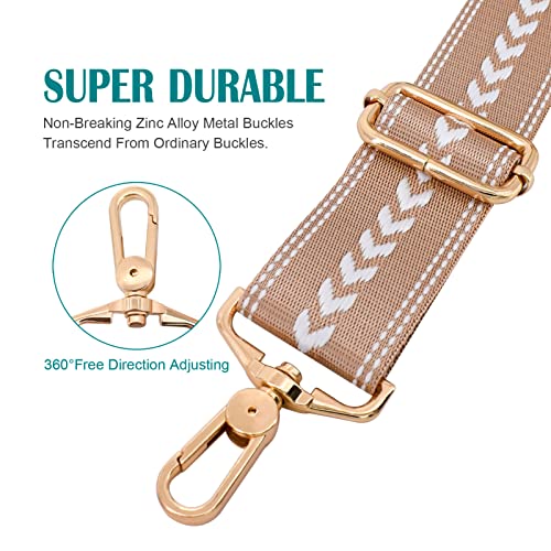 Image of Strap Purse Crossbody Bag Strap Replacement Metal Swivel Hook Shoulder Strap Guitar Strap for Crossbody Bag /luggag