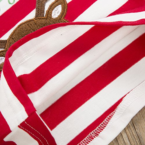 NCONCO Baby Boy Girl Christmas Outfit Reindeer Shirt+Pants 2Pcs Xmas Clothes - Afbeelding 7