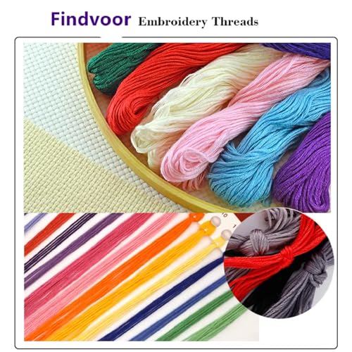 Image of Findvoor Stamped Cross Stitch Kits for Beginner Embroidery Kits for Beginners Adults DIY 11CT Cross Stitch Patterns Needlepoint Kits Crossstitching Kits-Van Gogh Starry Sky 18x18 inch