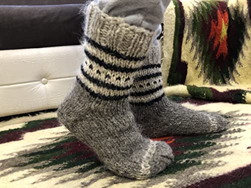Wool socks for women, Hand Knitted Woolen Socks of natural wool, Wool socks for men, Large Sizes, Extra Thick, Bed wool socks, Winter socks, Warm socks, Cozy socks, Made In Ukraine2