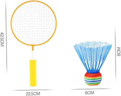 Miniatura 4 de Yardwe 8 Pcs Blue Outfit Sports Badminton Racket with Balls Leisure Suit Kids Suit Kids Supplies Casual Child Outdoor Toy