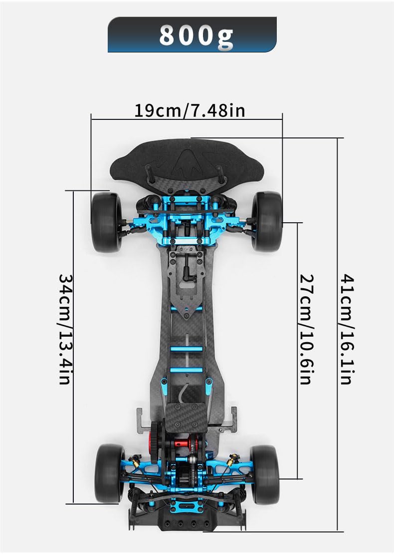 Amazon | PMM 1/10 MINI-SIZE センタードライブカーボンシャーシ