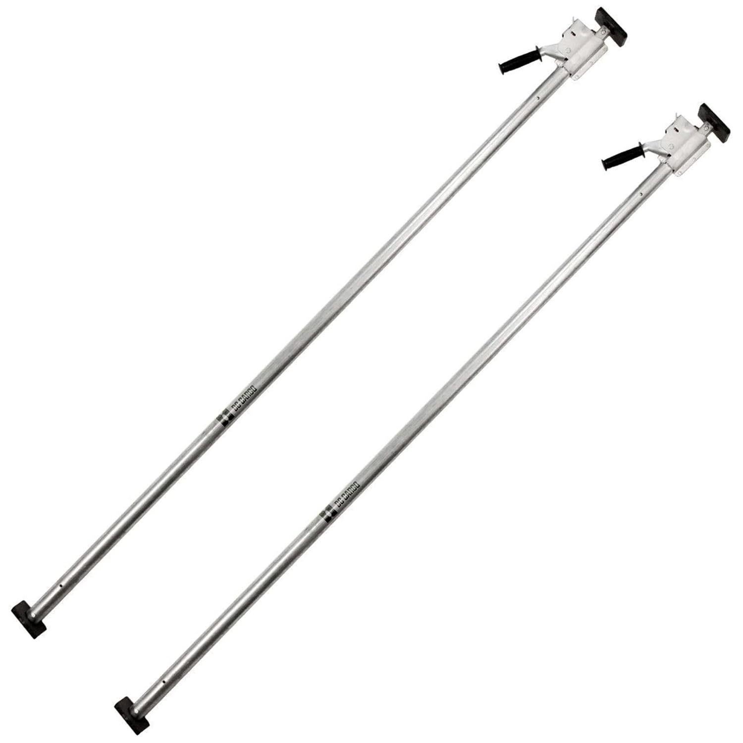 DC Cargo Mall 86-104 Inches Long Heavy Duty Steel Load Lock Jack Bar Freight Tie-Down for Enclosed Trailers, Reefers, and Cargo Vans (Pack of 2)