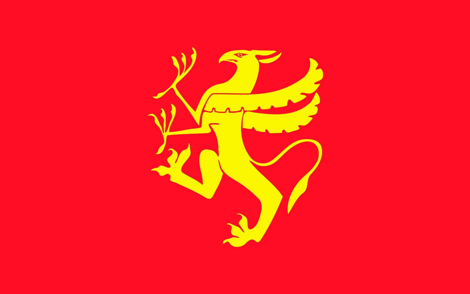 Drapeau paysage comté de Troms pour décoration extérieure et jardin