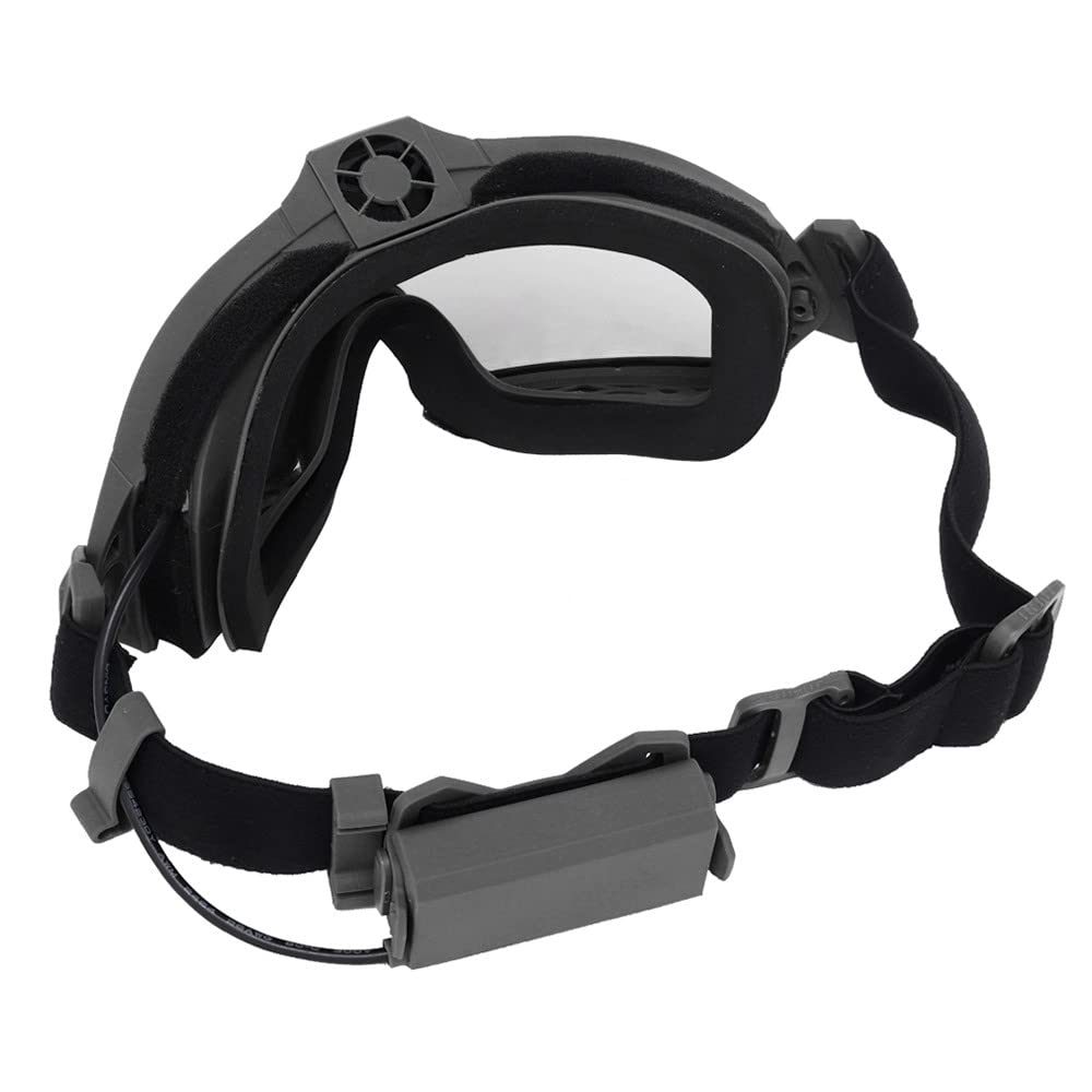 Airsoft Schutzbrille für Brillenträger, UV-Schutz Militär Alpha-Sonnenbrille, Taktische Airsoft-Brille mit 1 austauschbaren Gläsernfür Männer und Frauen beim Laufen, Radfahren, Skifahren, Angeln