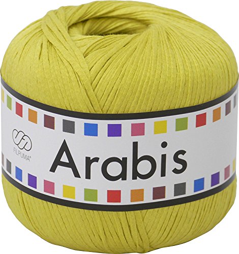 パピー アラビス 毛糸 中細 4616 イエロー 系 40g 約165m 10玉セット 10000369