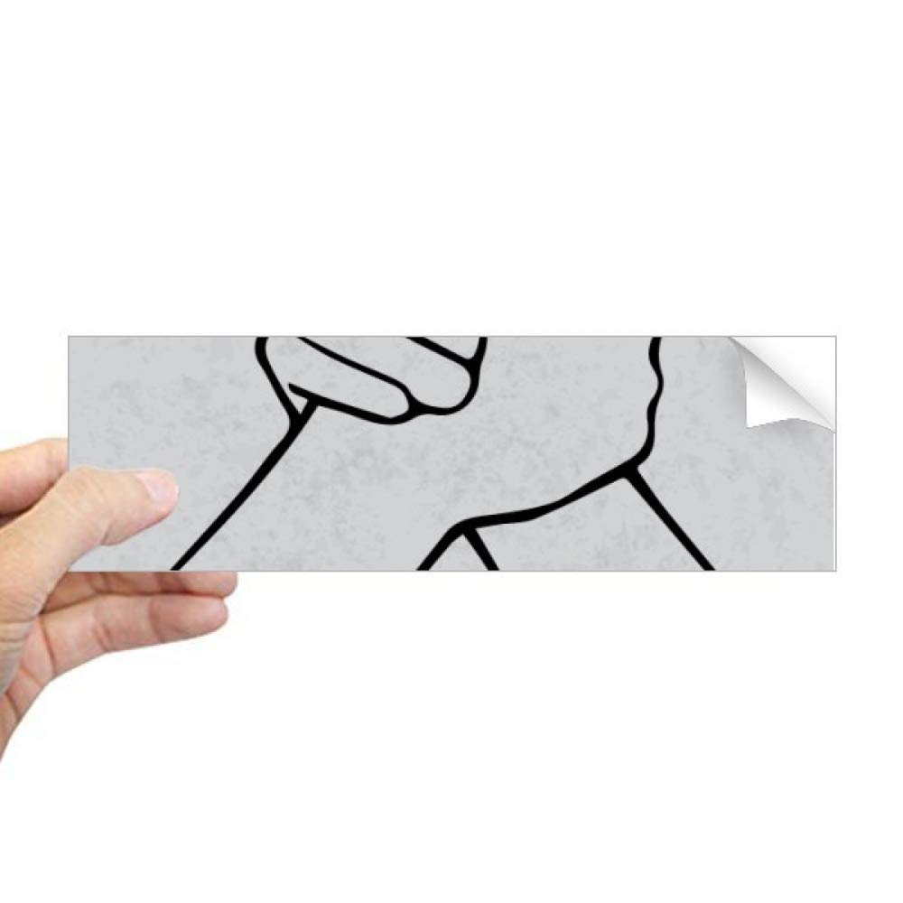 Sticker de protection de fenêtre de poignet rectangulaire contre rayures clés ongles