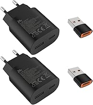 25W USB C+USB A Schnellladegerät fürSamsung Galaxy S25 S24 S23 S22 S21 S20 S10 A56 A55 A54 A36 A35 A16 A05s iPhone 16 15/Pro/Pro Max/Plus Charger(Achtung A+C gleichzeitig verwenden Ausgabe 5V 3A)