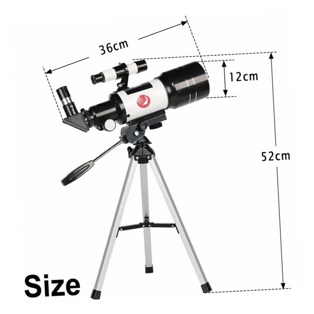 Happyyami and Girls Telescope Tripod Professional Refracting Scope for Stargazing Includes Phone Clip