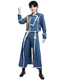 Men's Blue Coat and Pants Cosplay Costume Uniform Outfit