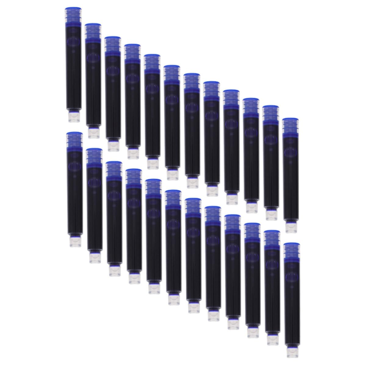 Ricariche Inchiostro Penna Stilografica 200 Pezzi, Design Ergonomico, Plastica Resistente, Ricariche Pratiche per Studenti e Ufficio