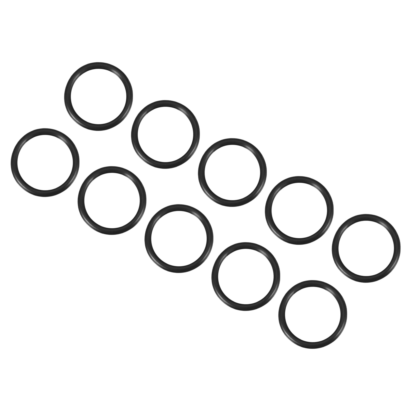 QUARKZMAN Nitrile Gomma O-Ring 38mm x 30mm x 4mm Guarnizioni di Tenuta Anelli Rubinetti Rotondo Guarnizione Rondella per Rubinetto Idraulica Riparazione Sigillatura Connessione, 10 Pezzi