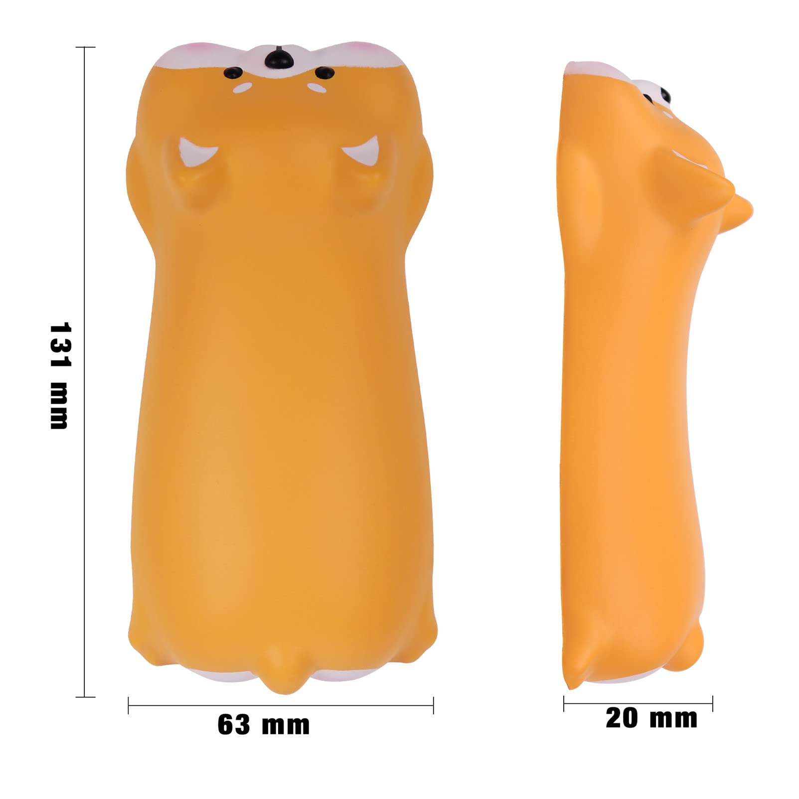 Repose-poignet Ergonomique Mignon Forme Chat/cochon - Pour Clavier Et Souris, Résine Douce, 12.5x6cm - 10