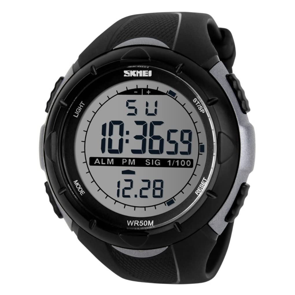 Skmei Silicone Digital Black Dial Unisex Watch - 1025Bb, Black Band (B01EHKZLHA) Amazon Price History, Amazon Price Tracker